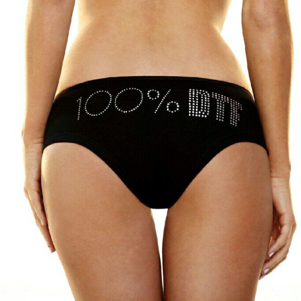 Hustler Lingeries Bling "100% DTF" BootyShort.